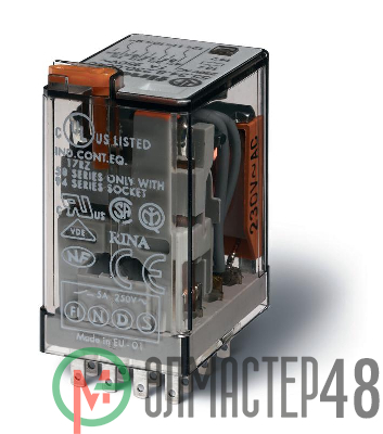 Реле электромеханич. 4CO 7А 24В DC RTI FINDER 553490240094