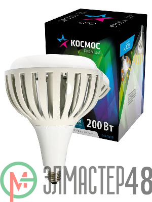 Лампа светодиодная KOSMOS premium HWLED 200Вт 6500К E40 220В Космос KHWLED200WE4065