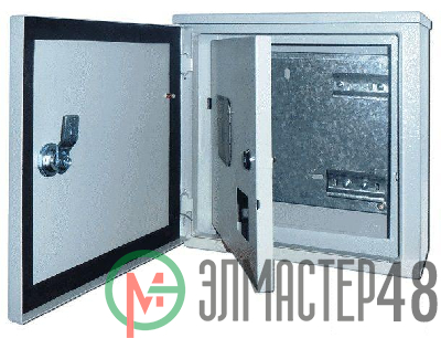 Корпус метал. учетный навес. 300х310х150 1-фазн. 12мод. SchE 30410DEK
