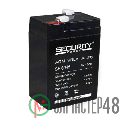 Аккумулятор 6В 4.5А.ч Security Force SF 6045