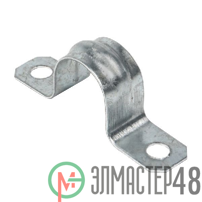 Скоба крепежная двухлапковая d19-20мм метал. EKF sm-2-19-20