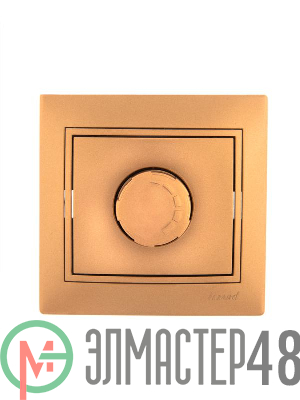 Светорегулятор СП 800Вт Мира метал. зол. Lezard 701-1313-115