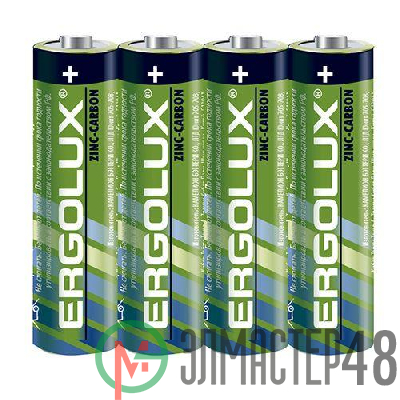 Элемент питания солевой R 6 SR4 R6SR4 1.5В (уп.4шт) Ergolux 12441