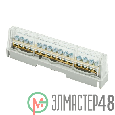 Клемма винт. п/п 15х5.5мм 1 сер. на DIN-рейку DKC 5015F