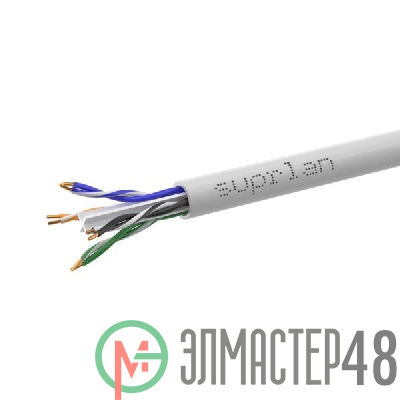Кабель UTP 4х2х23AWG кат.6 медь Six 305м (м) SUPRLAN 01-0316