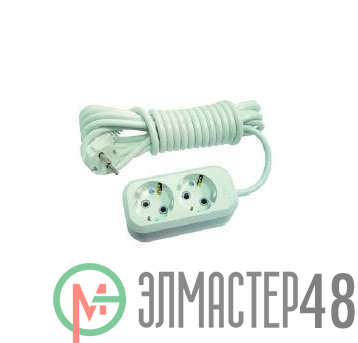 Удлинитель 2х5м с заземл. 16А IP20 Makel MGP114