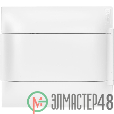 Щиток пластиковый встраиваемый Practibox S 1х8 бел. дверь Leg 134548