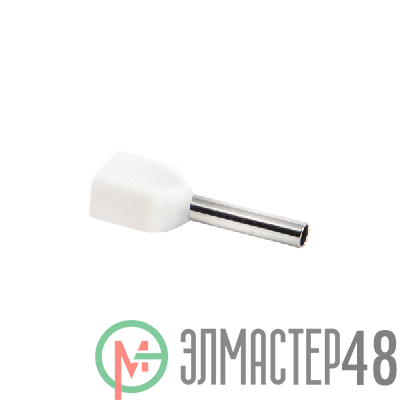 Наконечник штыревой втулочный изол. НШвИ(2) 0.5-8 (уп.50шт) EKF nhvi2-0.5-8