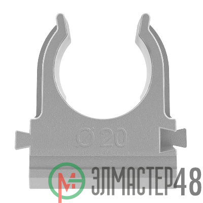 Держатель для труб (клипса) d20мм TOKOV ELECTRIC TKE-LC-20-G