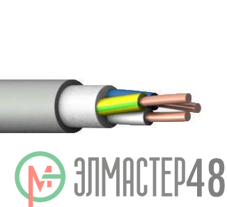 Кабель NUM-J 3х4 (бухта) (м) ЭлектрокабельНН M0001216