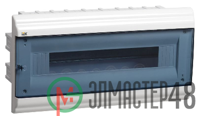 Бокс ЩРВ-П-18 мод. встраив. пластик IP41 PRIME ИЭК MKP82-V-18-41-10