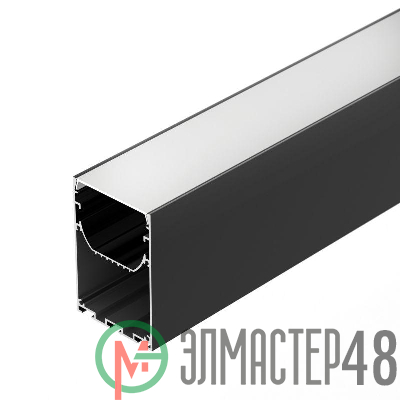Профиль LINE-S-5075-3000 BLACK L3000 алюм. Arlight 041849