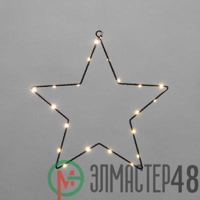Фигура светодиодная подвесная"Звезда" на метал. каркасе тепл. бел. Neon-Night 501-057