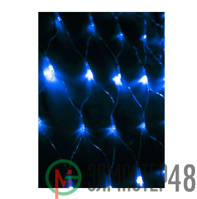 Гирлянда Сеть 1.8х1.7м 240LED с контроллером (разные режимы мигания) шнур 3м IP20 син. Космос KOC_NET240LED_B