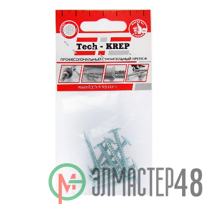 Саморез для тонкого метал. листа 4.2х32 (уп.10шт) пакет Tech-Krep 102391