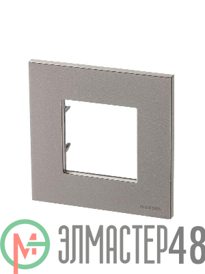 Рамка 1-м 2мод. Zenit шампань ABB 2CLA227100N1901