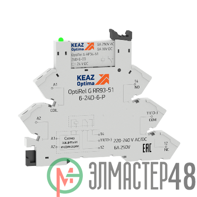 Модуль релейный OptiRel G RM38-61-24U-6-P-CO КЭАЗ 280992