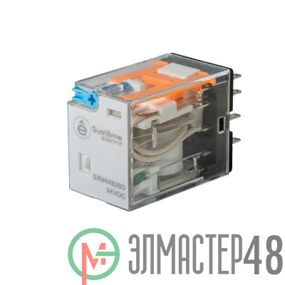 Реле 6А 4CO 24В DC тест кнопка LED SE SXM4AB2BD