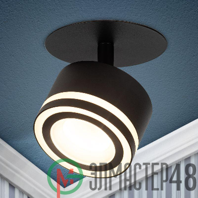 Светильник встраиваемый под лампу GX53 DK114 BK черн. Эра Б0059790