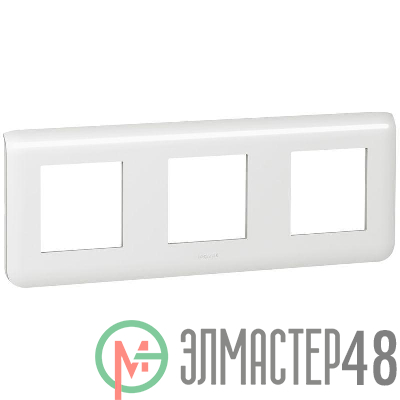 Рамка 3х2мод. Mosaic New горизонт. бел. Leg 078806