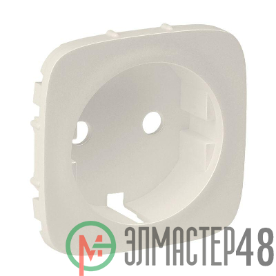 Панель лицевая Valena Allure для розетки 2К+З сл. кость Leg 755206