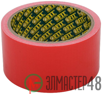 Лента клейкая универсальная армированная "Ductape" 48ммх10м красн. FIT 11772