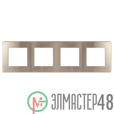Рамка 4-м 12-5104-13 сатин бронза Эра Б0052536