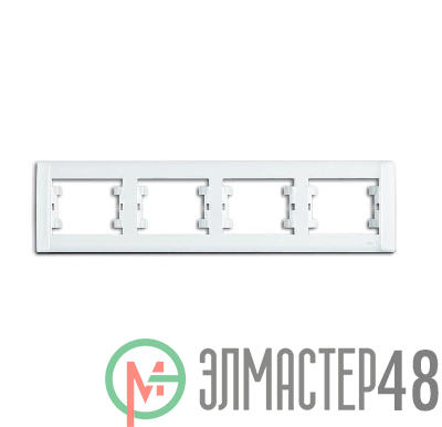 Рамка 4-м Defne горизонт. бел. Makel 42001704