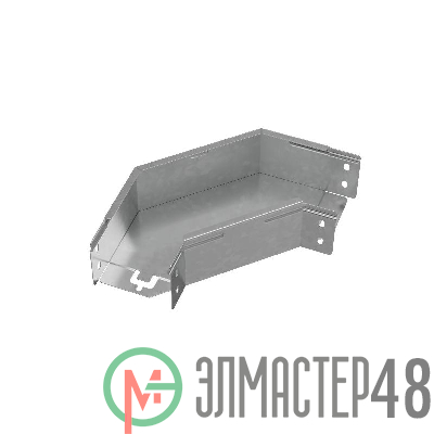 Угол для лотка горизонтальный 90град. 100х80 сталь 1мм "ПЛЮС" GLplus90-80-100 КМ PL0433