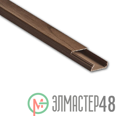 Кабель-канал 40х16 L2000 пластик дуб (темн. основа) Рувинил РКК-40х16-08М