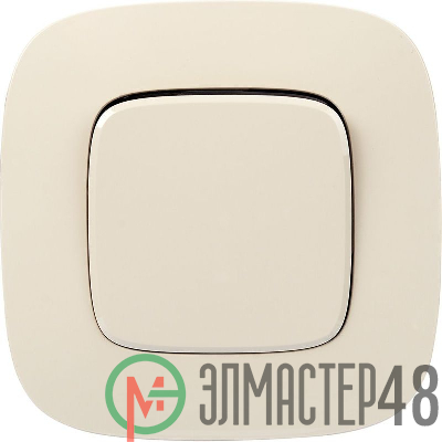 Механизм выключателя 1-кл. СП Valena Allure 10А IP20 250В 10АХ с лицевой панелью; безвинтовые зажимы сл. кость Leg 752801