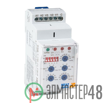 Реле контроля фаз OptiRel D PHS-1-2M-11-PN-2 с внешним питанием 2СО КЭАЗ 357852