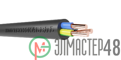 Кабель ППГнг(А)-HF 3х1.5 ОК (N PE) 0.66кВ (м) Технокабель 00-00148270