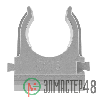 Держатель для труб (клипса) d16мм TOKOV ELECTRIC TKE-LC-16-G
