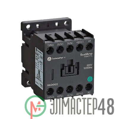 Реле промежуточное MA2K 2НО+2НЗ AC 380В 50/60Гц SE MA2KN22Q7