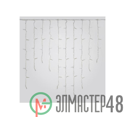 Бахрома LED с эффектом мерцания ULD-B2007-100/TTK MULTI IP44 2м соедин. 100 диодов разноцвет. свет провод прозр. Uniel UL-00007208