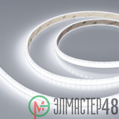 Лента светодиодная RTW-PSW-A120-10mm 24V White 6000К 9.6Вт/м IP67 2835 герметичная (уп.5м) Arlight 040708