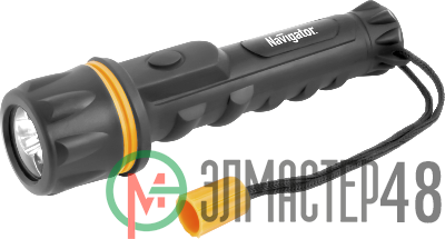 Фонарь 71 584 NPT-R06-2AA пластик+резина 1LED 0.5Вт Navigator 71584