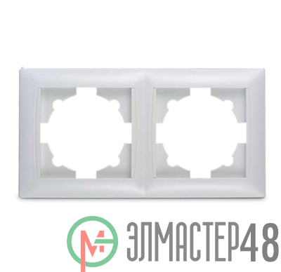 Рамка 2-м VALENZO 6302H бел. ASD / IN HOME 4690612006437