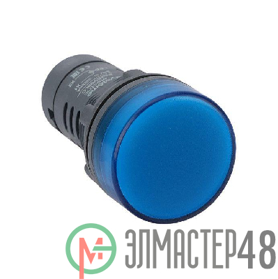 Лампа сигнальная монобл. SB7 22мм LED 24В DC син. SE SB7EV06BP
