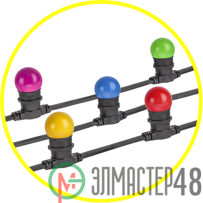 Гирлянда 61 553 NGF-01-20-40-E27-BL 50 патронов (уп.20м) Navigator 61553
