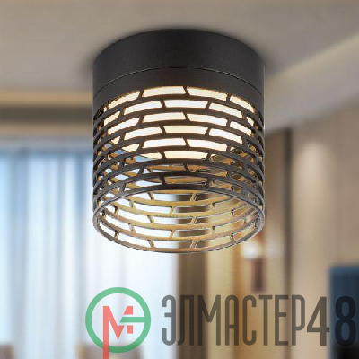 Светильник OL53 BK под лампу GX53 IP20 настенно-потолочный спот черн. Эра Б0061190
