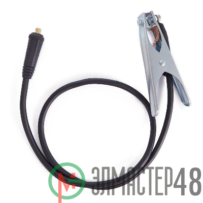 Кабель сварочный КГ 1х16 200А СКР 10-25 с клеммой заземления 3м Rexant 16-0763