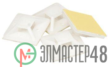 База монтажная самокл. 20х20 бел. NFP-20-100/WH (уп.100шт) Navigator 71061