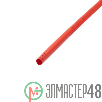 Трубка термоусадочная 6.0/3.0 1м красн. Rexant 20-6004
