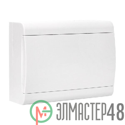 Щит ЩРН-П-12 IP41 бел. дверца (пром. упак.) Basic EKF pb-n-12w-bas