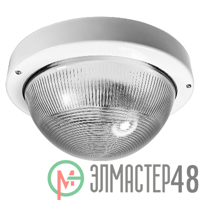 Светильник НПП 03-100-001 "Селена 1" 1х100Вт E27 IP65 корпус бел. Элетех 1005500139