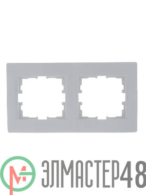 Рамка 2-м Karina горизонт. бел. LEZARD 707-0200-147
