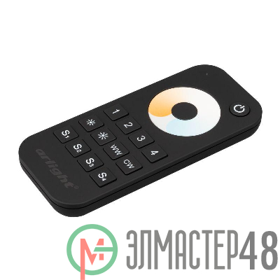 Пульт SMART-R34-MIX Black (4 зоны 2.4G) IP20 пластик Arlight 031936