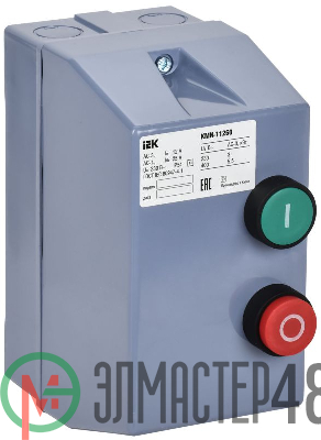 Контактор КМИ-11260 12А 220В/АС3 IP54 ИЭК KKM16-012-220-00